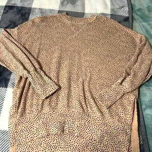 Abercombie & Fitch Cheetah Crewneck sweatshirt